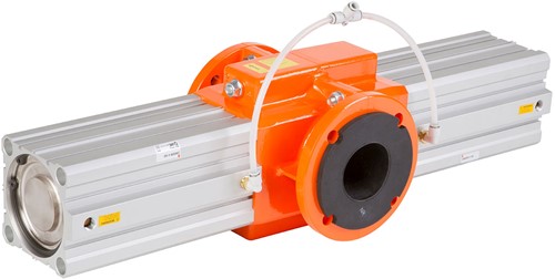 AKO Armaturen Mechanisches Schlauchquetschventil OV, Flansch (DIN) Aluminium/Nitrile DN 65, OV065.07.30PA2