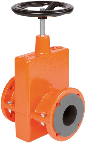 AKO Armaturen Handbediende slangafsluiter OV, Flens (DIN) Aluminium/EPDM DN 125, OV125.04L.30M