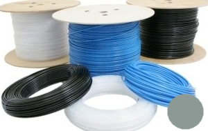 PE 4,3x3x0,65mm grijs/m