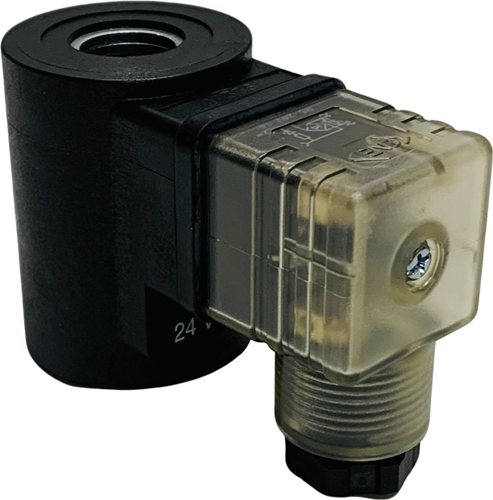 Uitverkoop FIP Spoel met steker S12 24VAC voor PVC-U magneetventiel, SLS1024VAC+CNS024VAC