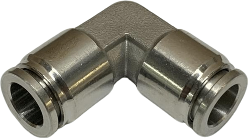 Roestvaststaal 316 L Push-in koppeling 10-10, EBSS316-L-10-10 Ebora