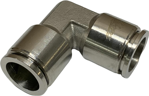 Roestvaststaal 316 L Push-in koppeling 16-16, EBSS316-L-16-16 Ebora