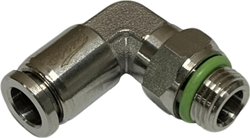 Edelstahl 316 Winkel Steckverschraubung 6-1/8, EBSS316-L-6-1/8 Ebora