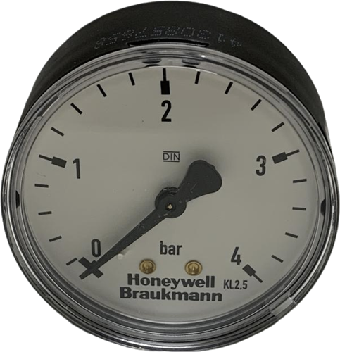 Sale Honeywell Manometer plastic 0-4bar case 63mm 1/4 mess rear connection, M07M-A4