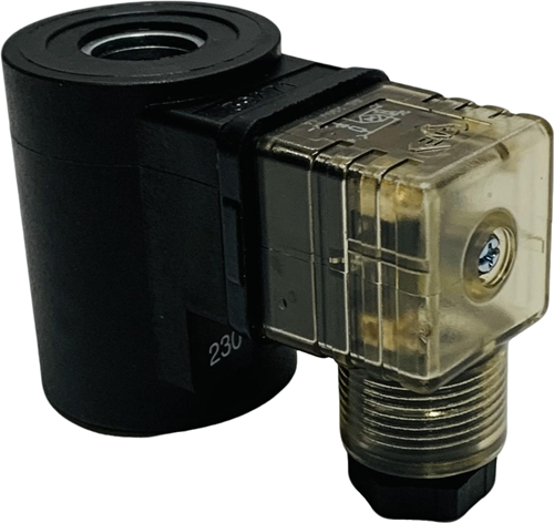 Uitverkoop FIP Spoel met steker S12 230VAC voor PVC-U magneetventiel, SLS1230VAC+CNS230VAC