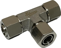 Roestvaststaal 316 T-Opsteekkoppeling, EBSS316-OT-12/10 Ebora