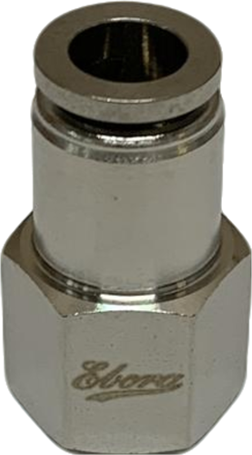 Roestvaststaal 316 Push-in koppeling female 8-1/4, EBSS316-F-8-1/4 Ebora