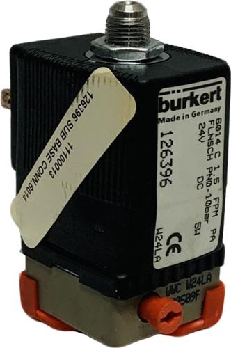 Uitverkoop Burkert 6014, Pneumatic, sub-base conn, 126396M