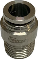 Edelstahl Verschraubung 10 x 3/8 BSPT, EBSS316 10x3/8 BSPT Ebora