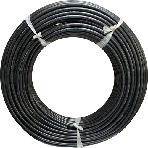 Uitverkoop Decabon Dekabon 12mm black rol van 100 mtr, DEKABON 12-100