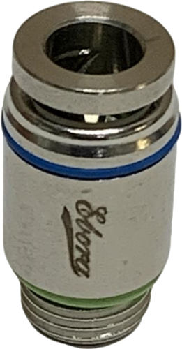 Roestvaststaal 316 rechte Push-in koppeling rond 6-1/8 Blauw, EBSS316-I-6-1/8-BL Ebora