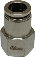 Stainless steel 316 Push-in fitting female 10-3/8, EBSS316-F-10-3/8 Ebora