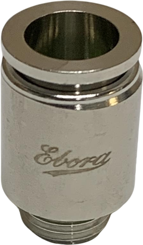 Stainless steel 316 straight Push-in fitting round 12-1/4, EBSS316-I-12-1/4 Ebora