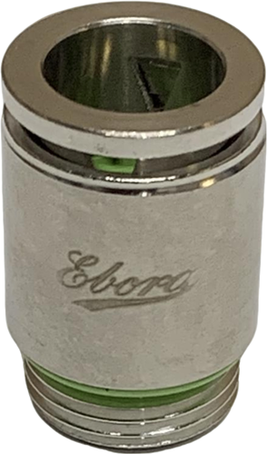 Stainless steel 316 straight Push-in fitting round, EBSS316-I-12-3/8 Ebora