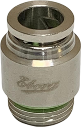 Edelstahl 316 Gerade Steckverschraubung Rund 10-3/8, EBSS316-I-10-3/8 Ebora