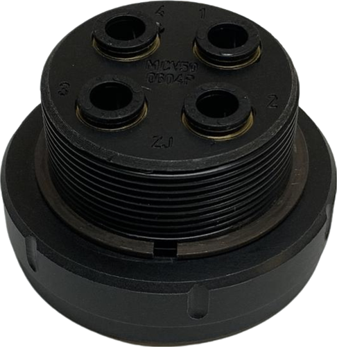 Uitverkoop Pneutherm C-MCV0604P50 4 x 6mm rond 50 stekkerdeel, C-MCV0604P50