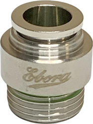 Stainless steel 316 straight Push-in fitting round 12-1/2, EBSS316-I-12-1/2 Ebora