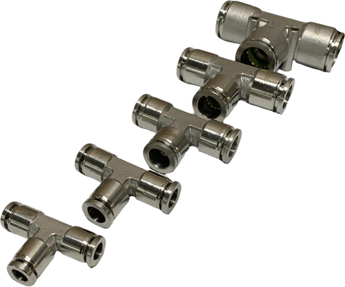 Stainless steel 316 T Push-in fitting 8-8-8, EBSS316-T-8-8 Ebora-2