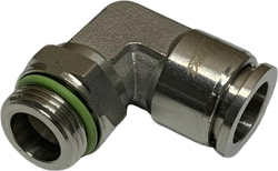 Stainless steel 316 elbow Push-in fitting 12-3/8, EBSS316-L-12-3/8 Ebora