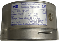 Uitverkoop Tecsis RVS contactmanometer 0..10 bar Rond 100mm, 1/2, P2114B075002-2