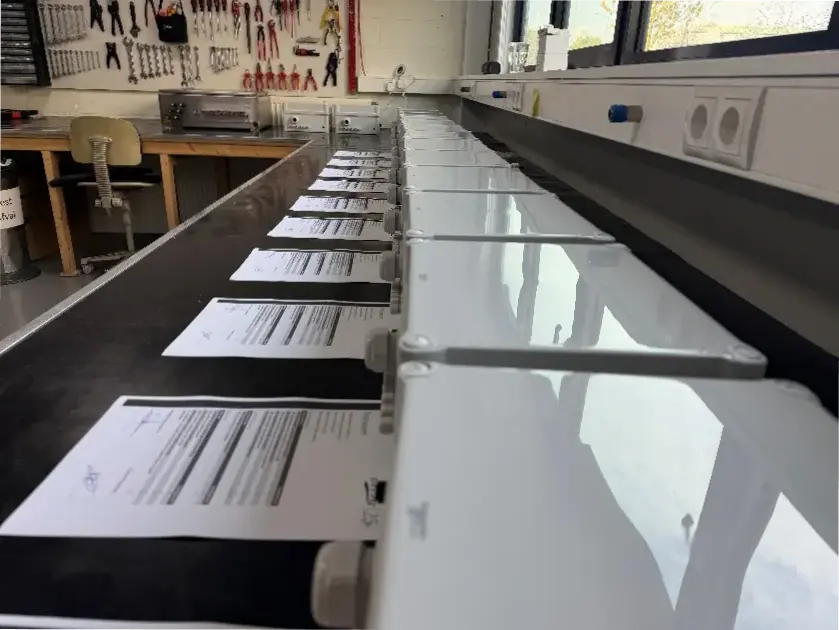 Pneumatiekkast paneelbouw detail Ebora