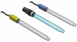 FIP FLS Bolvormige elektroden met glazen huis pH/ORP 400