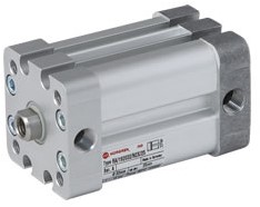 IMI Norgren ISO Kompaktzylinder, doppeltwirkend, verdrehgesicherter Kolbenstange, Innengewinde, 32mm Durchmesser, 30mm Hub, RA/192032/N2X/30