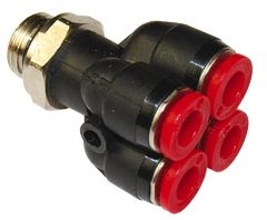 IMI Norgren Mehrfachverteiler, 4-fach, C02950628