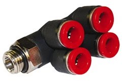 IMI Norgren Viervoudige Banjokop 8-G1/2, C0B700848