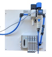 Pneumatiekpaneel met Festo VTUG 4x 2x3/2-weg ventiel