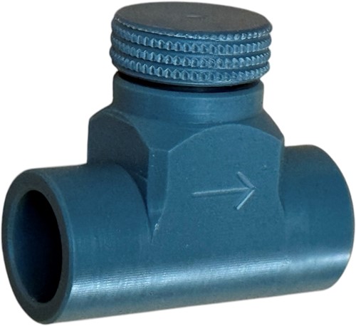 Needle valve made of PVC/EPDM with double side sock d20 DNxd 8x20, 91634-Sonder