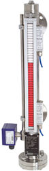 Wika Level gauge Bypass level indicator with magnetic display