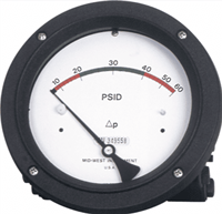 Mid-West Instrument pressure gauge with diaphragm with connection strip interface - model 140-3