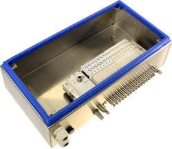 Pneumapole-K 16-fold IO, Pneumatic cabinet with 16 valve positions and IO-link connection