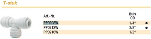 John Guest PP-inch T-stuk-2