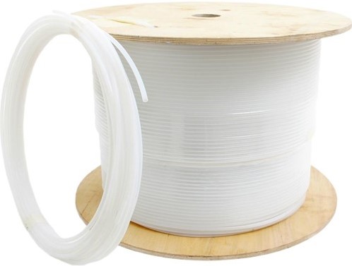 PTFE luchtslang naturel 500 meter op haspel, 806ha6x8t-500 Ebora