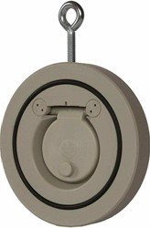 Wafer terugslagklep DN200 PP/Viton, 58020036 Ebora