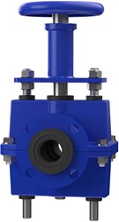 AKO Armaturen Handwheel pinch valve RV,  Neoprene DN 25, RV02551M1103BE