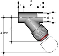 FIP Filter grau - PVC-U - EPDM - RVUIV / RVIV / RVUFV / RVFV / RVDV-2