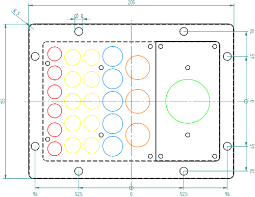 Speciaaldoorvoerplaat