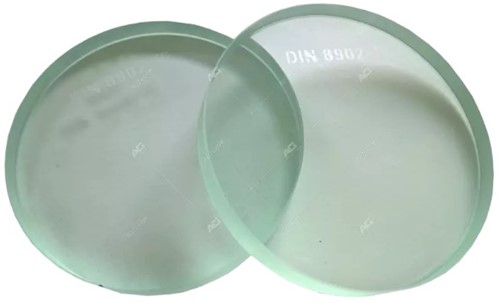 Ronde kijkglazen DIN 8902 van natronkalkglas