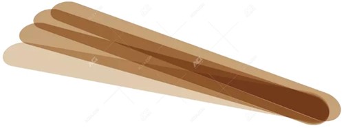 Mica plaatjes met Ronde Uiteinden voor kijkglazen