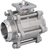 Kugelhahn mit freier Welle