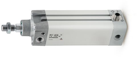 Camozzi Positioning feedback cylinder, Bore 100 mm, Stroke 600 mm, 6PF3P100A0600