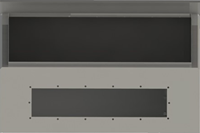 Rittal SIO-Kast met Pneumapole uitsparing VTUG10 24-voudig , Rittal HD 1307600/3/T bewerkt 1200057292-2