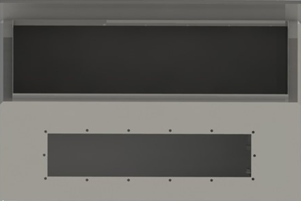 Rittal SIO-Kast met Pneumapole uitsparing VTUG10 24-voudig , Rittal HD 1307600/2/T bewerkt 10152582-2