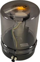 Sitomatic Valve controller 24VDC, standard size, spring return, rotary, with led dome, DIVC 9001-61R S02-2