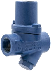 Spirax Sarco SMC32Y, R1", PN40, C22.8 mit Y-Schmutzfänger. SMC