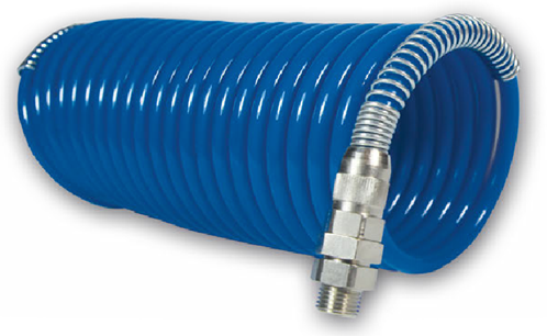 Polyester-Polyurethan spiraalslang radiaal met koppelingen 3/8 , 4618 Ebora