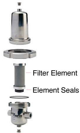 Spirax Sarco CSF16 Element 5µ 1/2 /DN15 Epm, 1851490